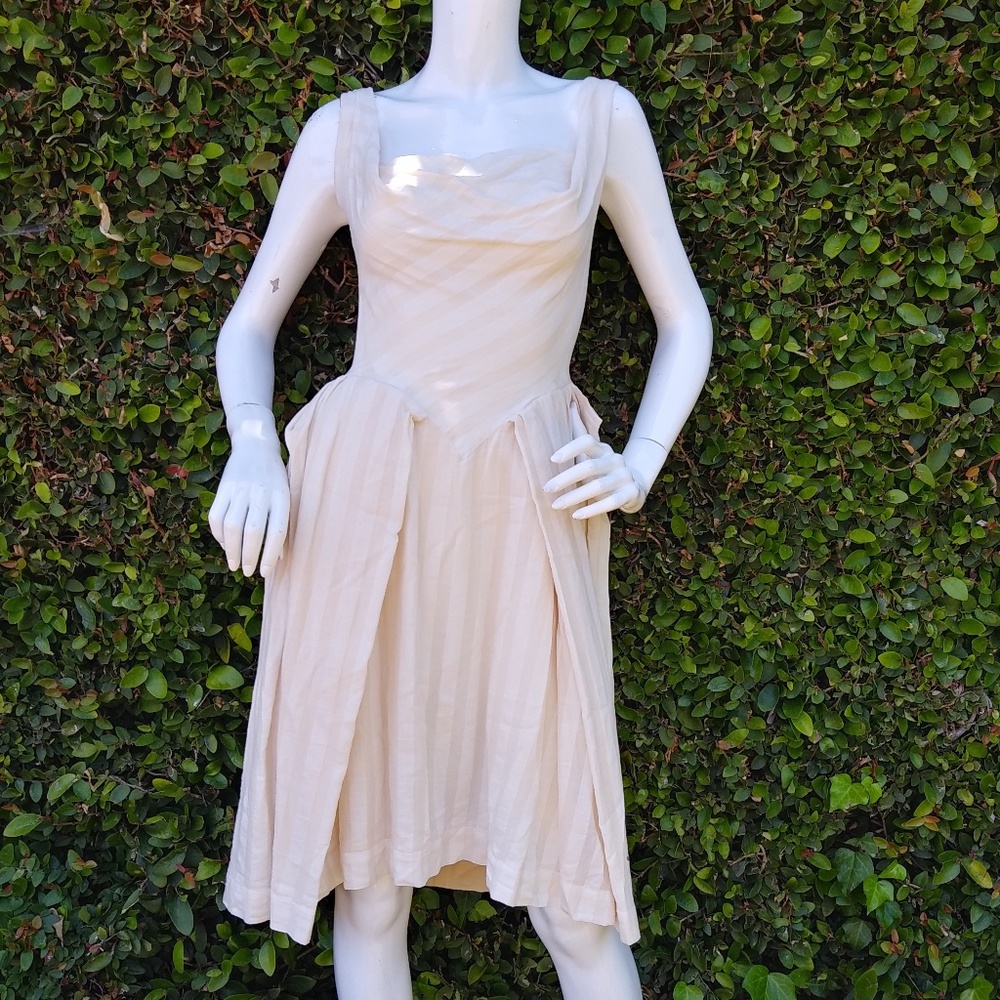 Vivienne Westwood Sunday Dress in Vanilla Cotton